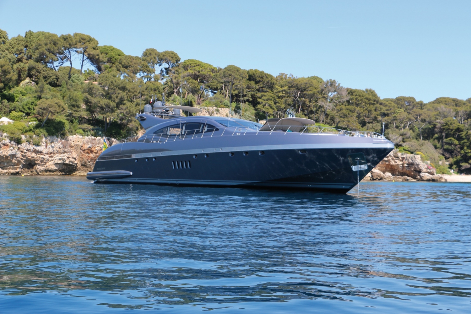 Stylish motor yacht