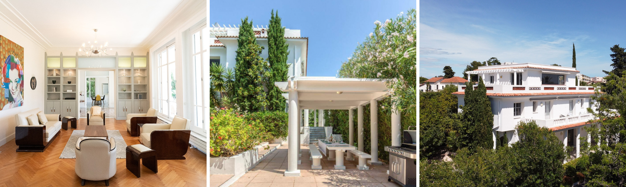 Images of villa Gatsby in Cannes