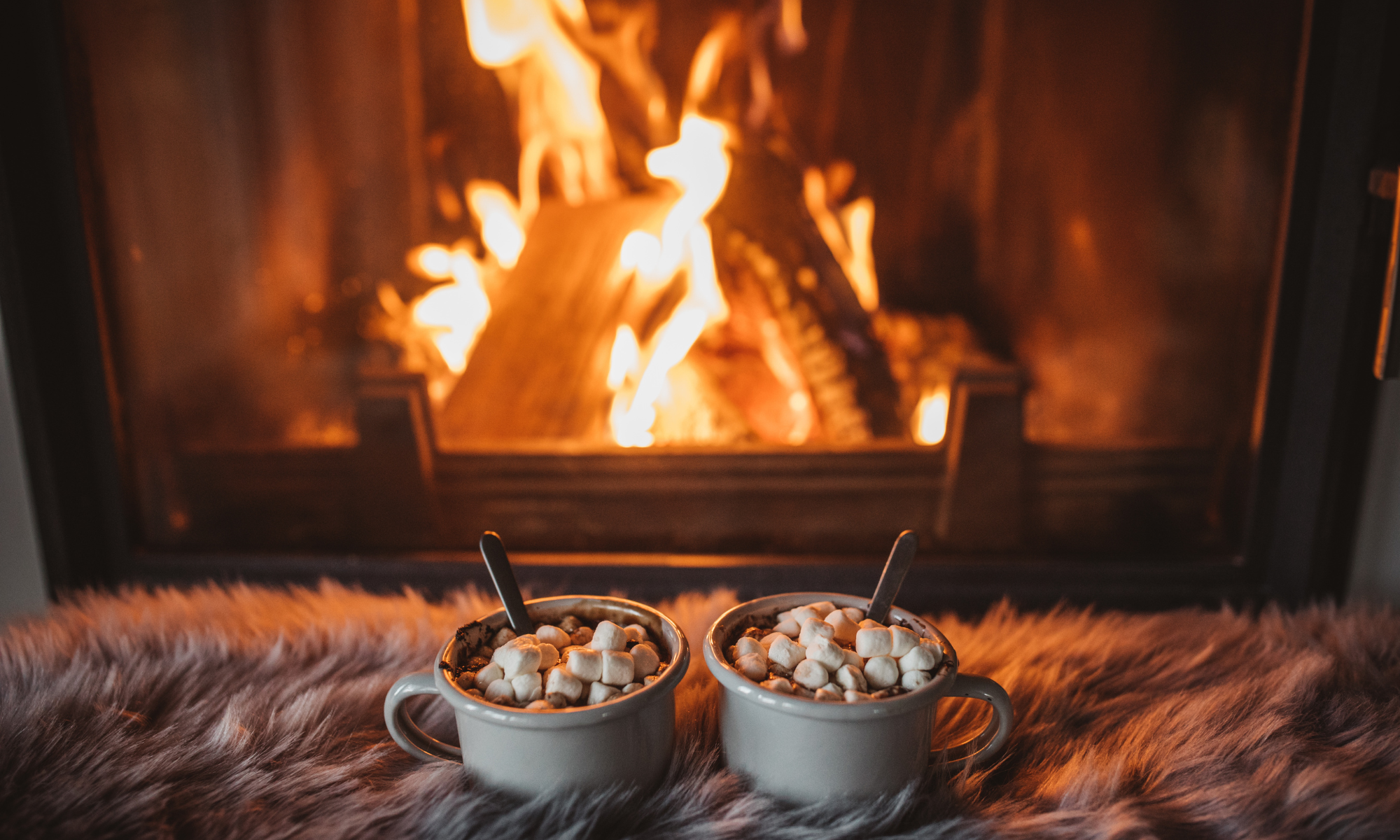 Fire and hot chocolates