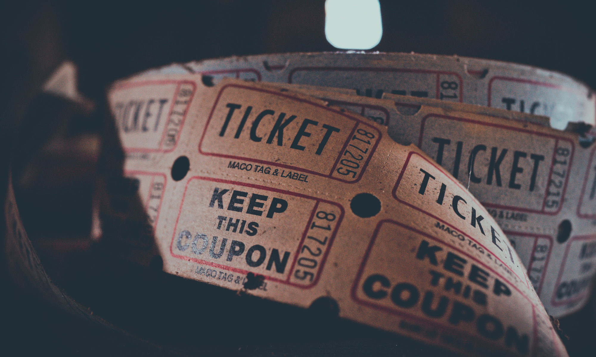 Old cinema tickets