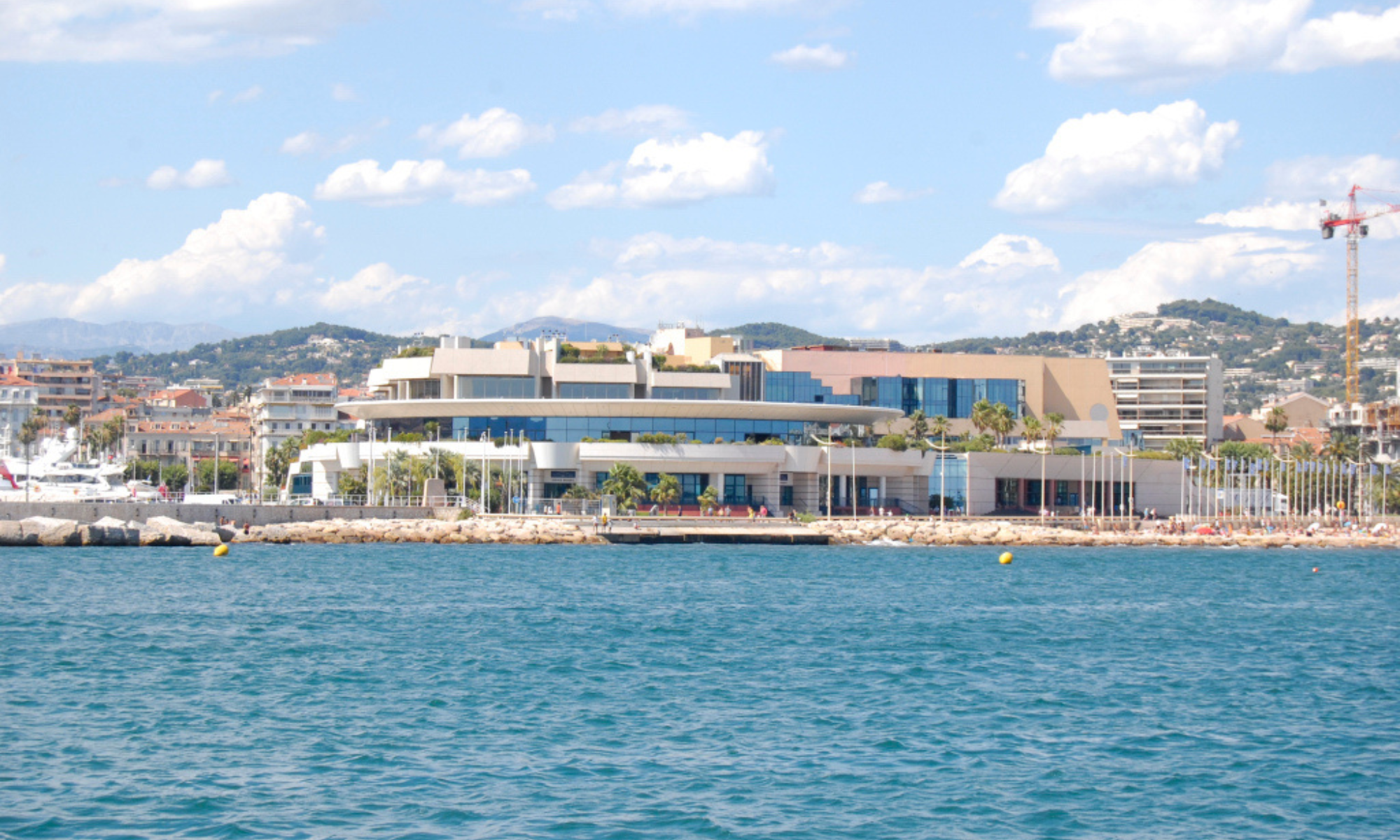 Vue du Palais des Festivals à Cannes
