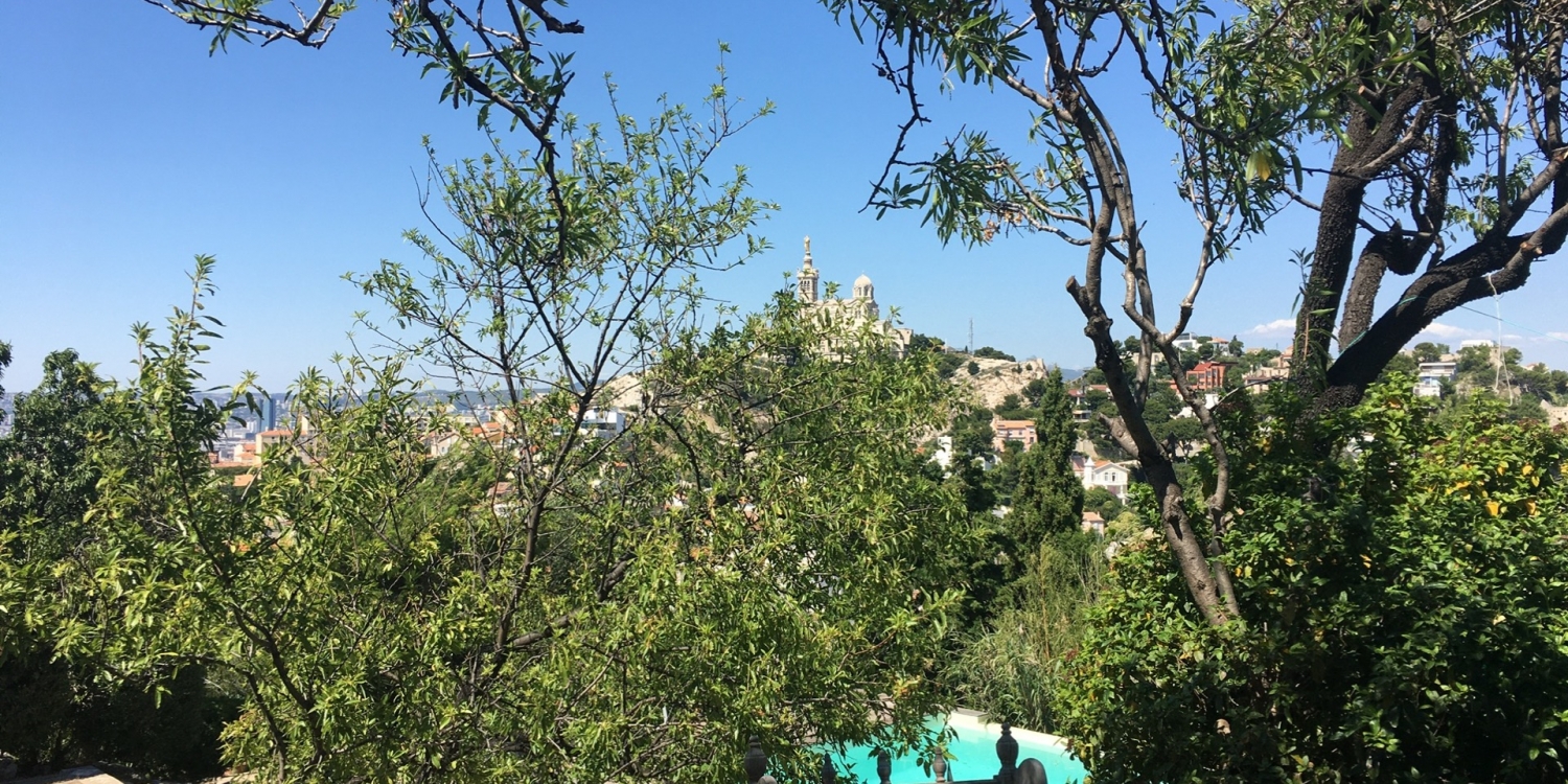 Photo 1 - Espaces extérieurs dans villa avec jardin piscine et vue exceptionnelle sur Marseille  - 