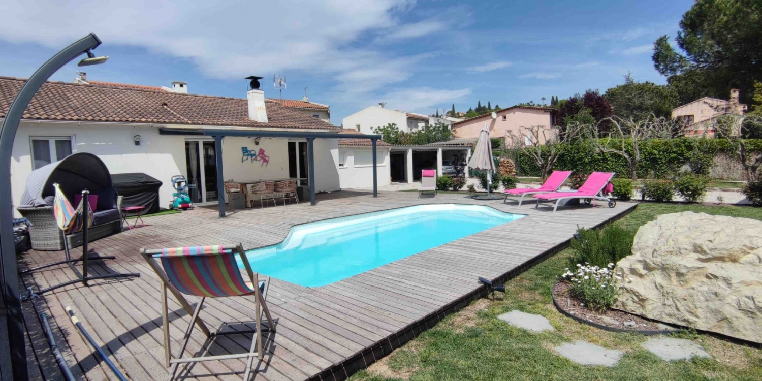 Photo 0 - Location piscine privée avec terrasse et jardin et terrasse à 15 minutes de Nice - 