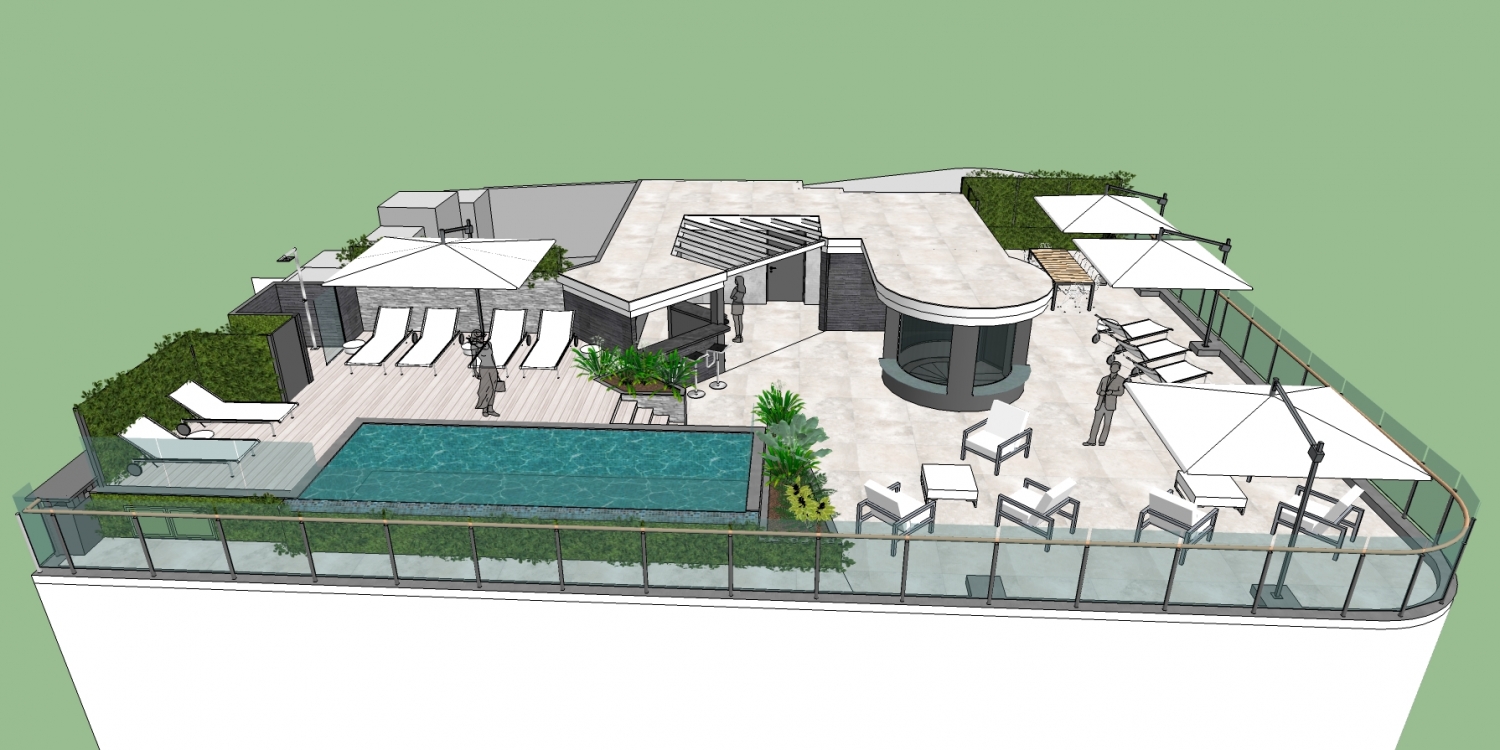 Photo 21 - Penthouse face au Palais avec piscine privée - Image de synthèse suivant travaux en cours.
Terminaison janvier 2023