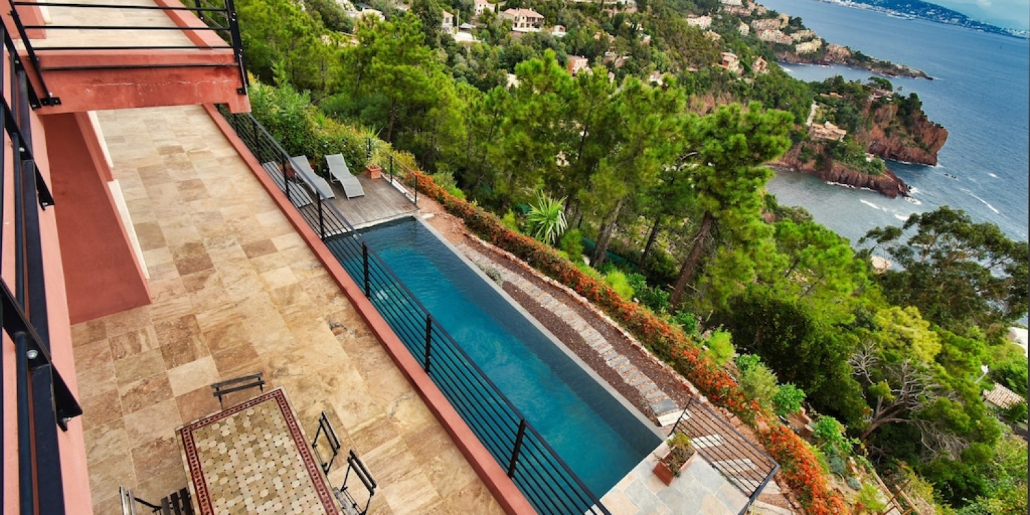 Photo 1 -  Villa exceptionnelle piscine chauffée, à côté du Palais Bulle - Terrasse 