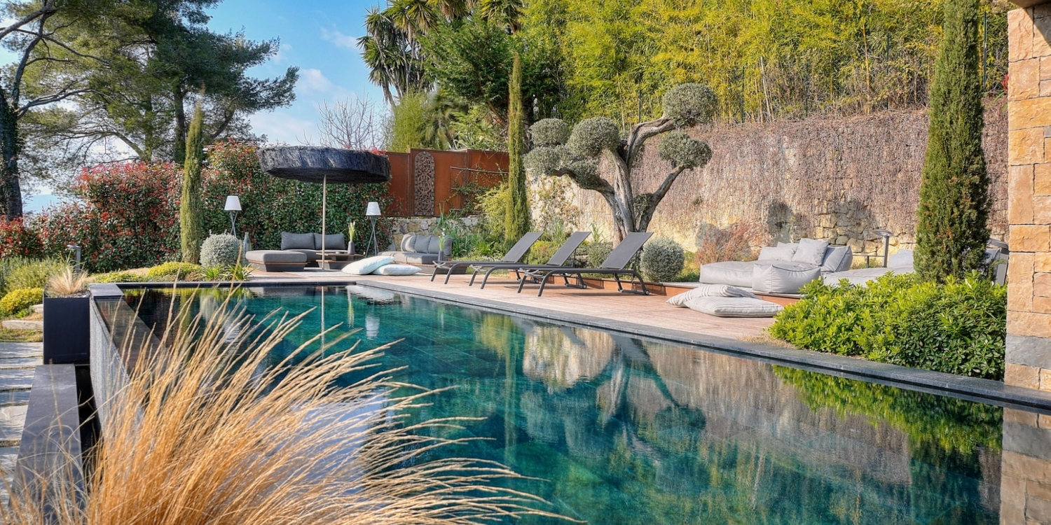 Photo 0 - Contemporary villa Mougins 7 km from Cannes - Piscine