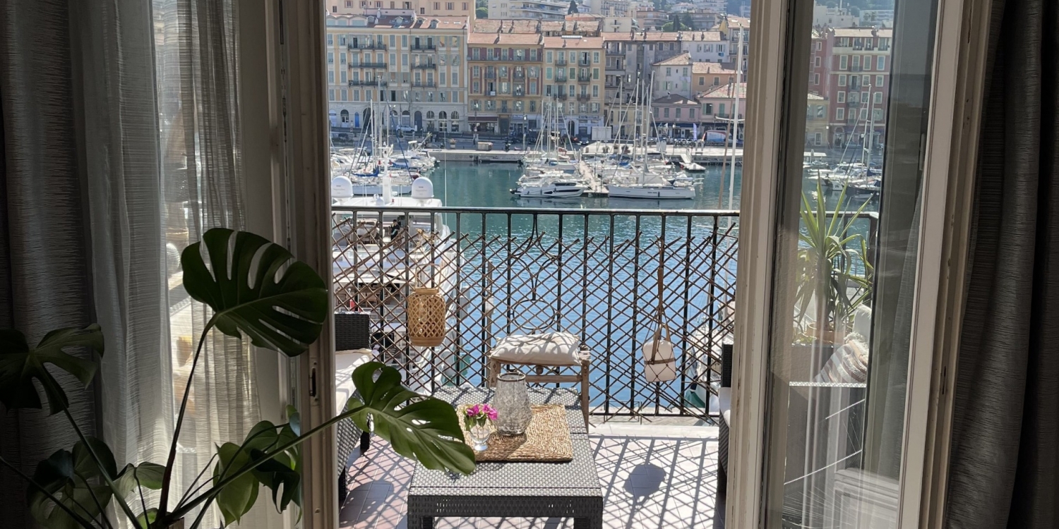 Photo 1 - Appartement Port de Nice, vue mer - La vue