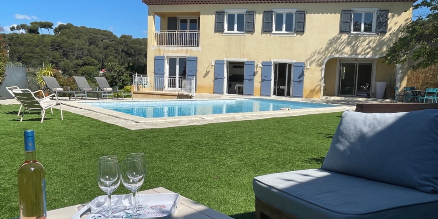 Photo 0 - Villa avec piscine et vue mer - L'ensemble villa et piscine