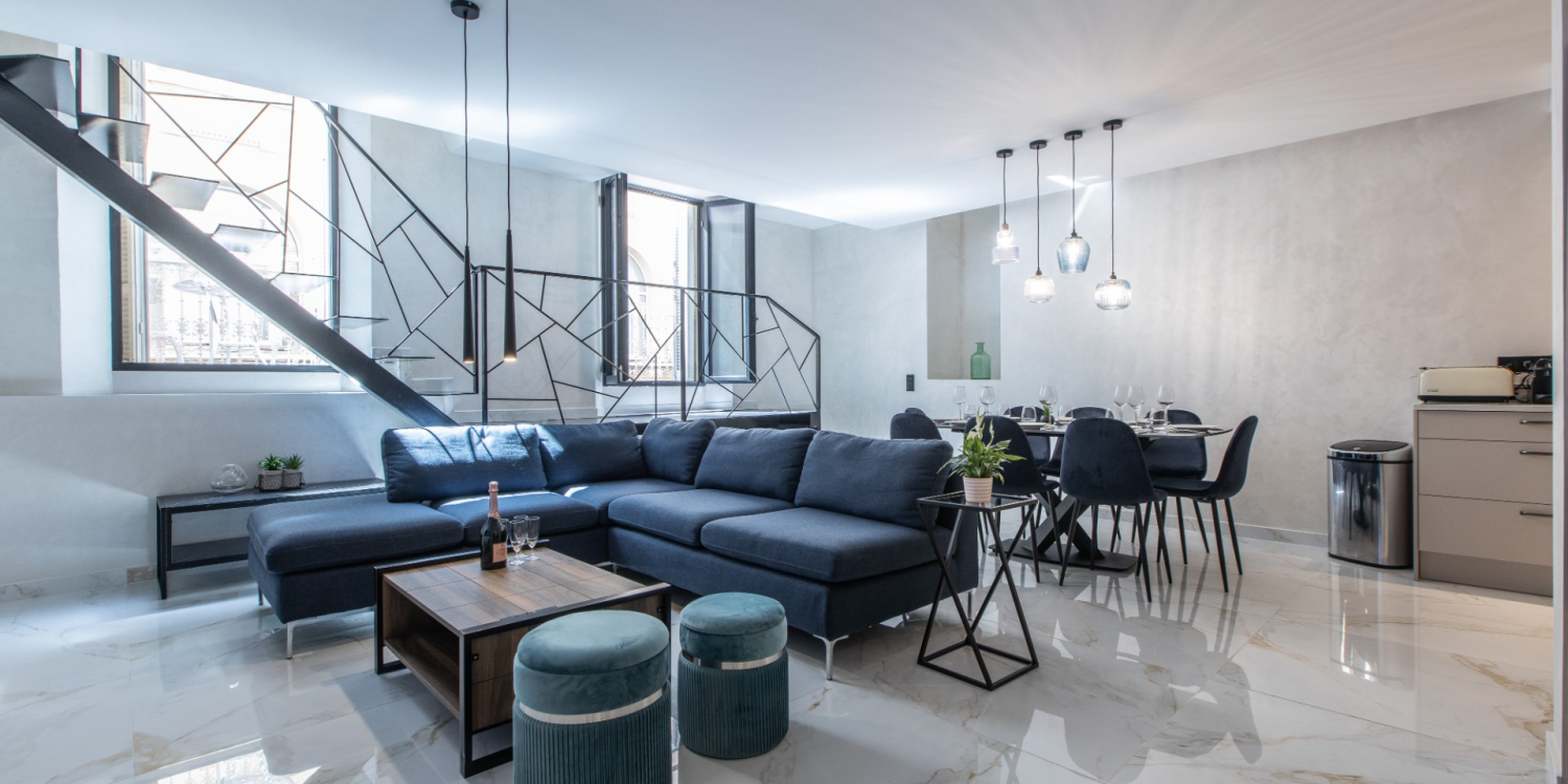 Photo 0 - Duplex of 110 m², Cannes city center - Salon