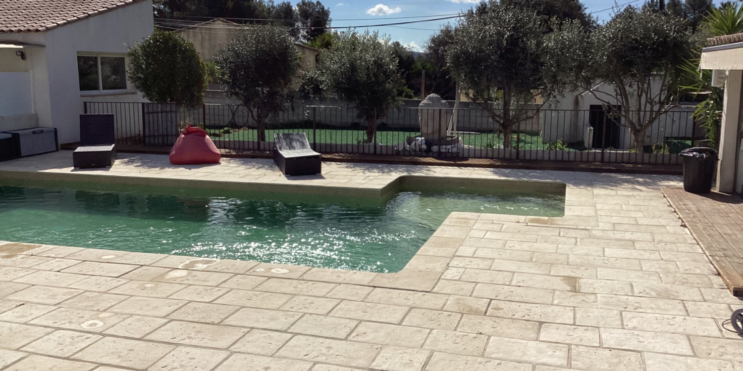 Photo 1 - Bain de soleil, piscine et pool house  - Piscine et pool house