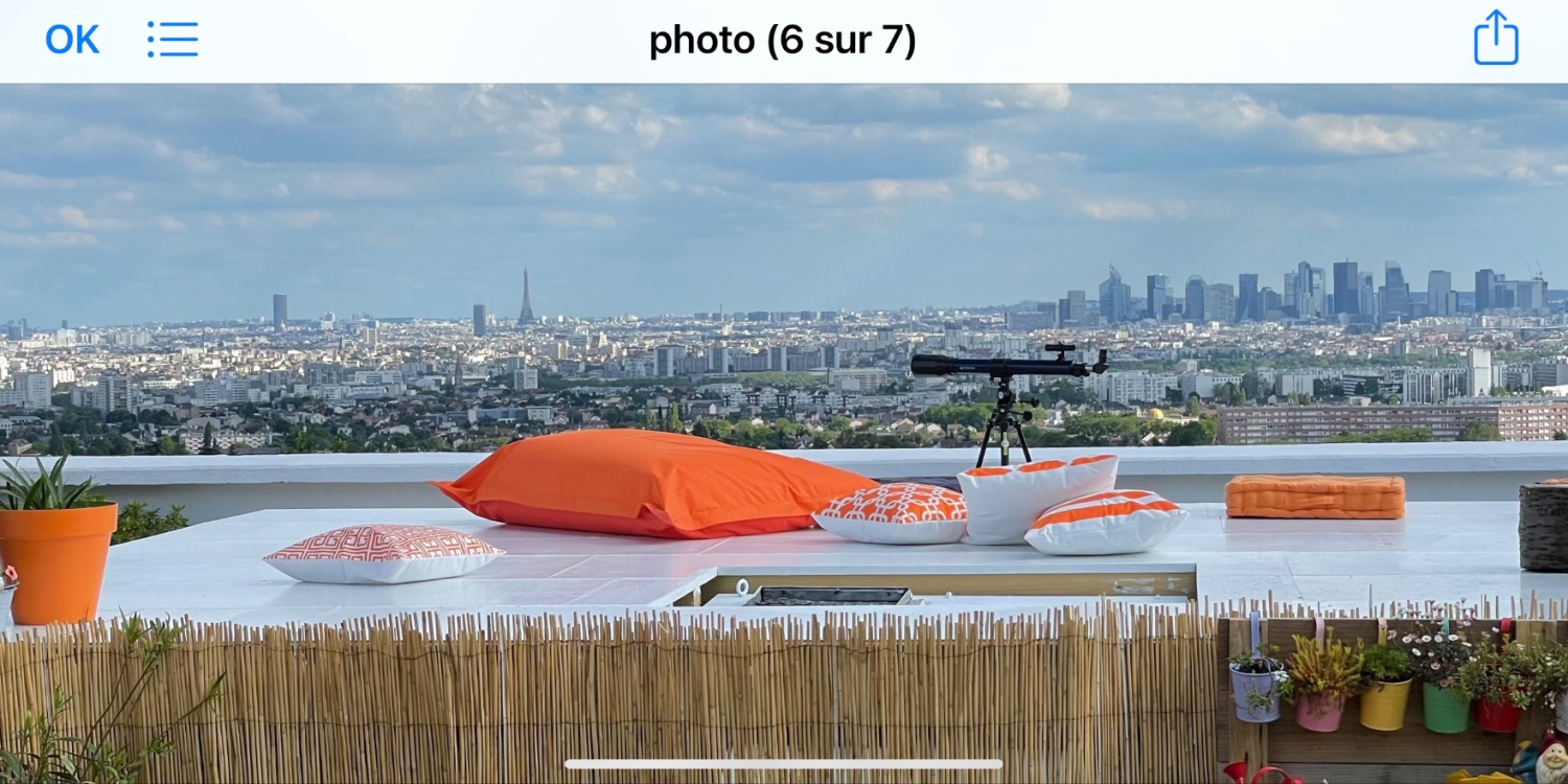 Photo 0 - Penthouse avec terrasse, vue panoramique sur Paris  - 
