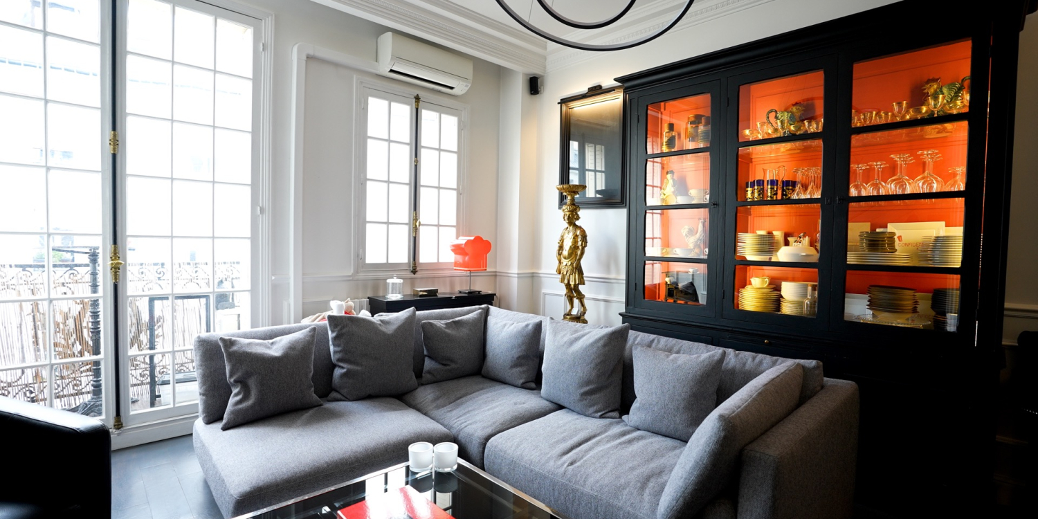 Photo 0 - Le chef vous accueille dans son appartement parisien pour vos rendez-vous professionnels ou privés  - Un salon confortable alliant luxe et zénitude