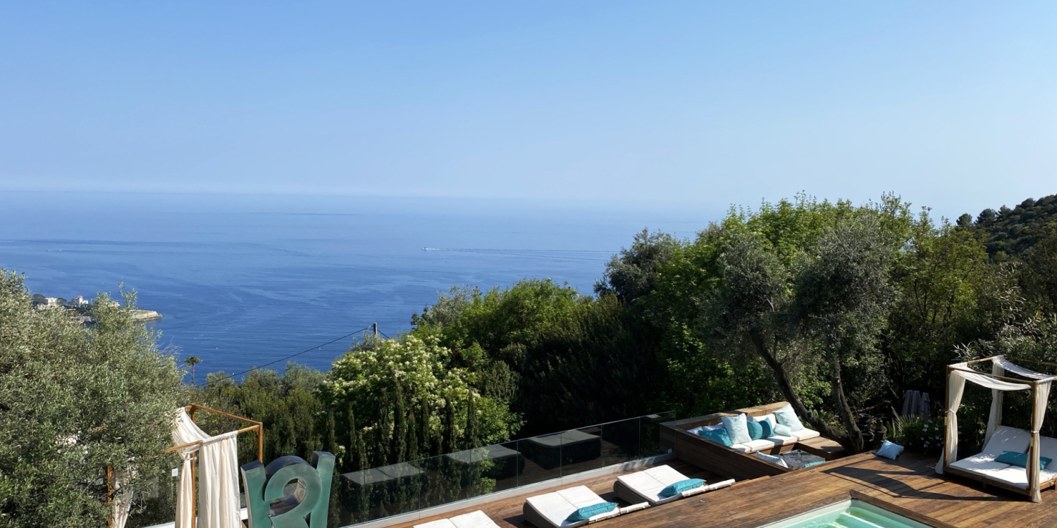 Photo 1 - Artist's House - Terrasse de 150 m² dans le prolongement du salon avec vue sur la Méditerrané