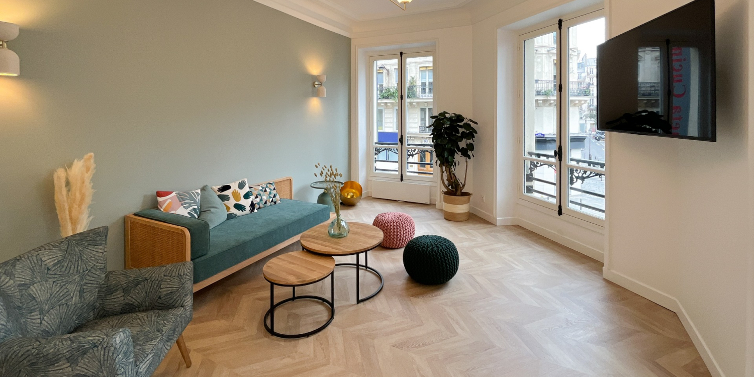 Photo 1 - Appartement Haussmannien d'architecte de 150m² au coeur du quartier Montorgueuil / Sentier - 