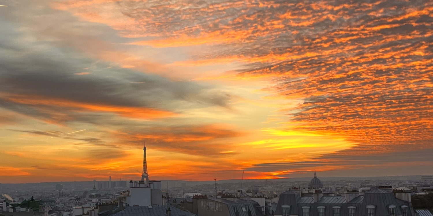 Photo 0 - Balcons avec vue Tour Eiffel et coucher de soleil - 