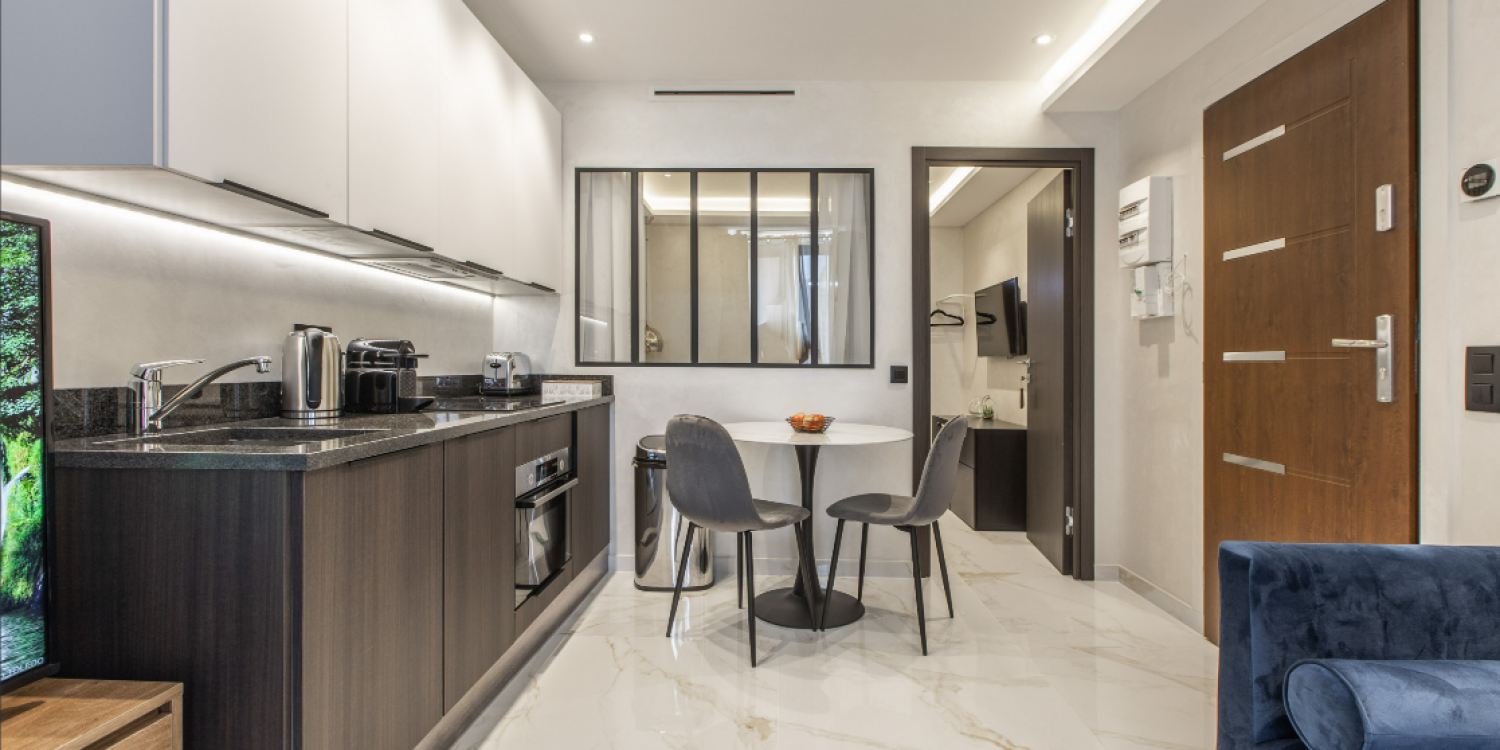 Photo 1 - Contemporary equipped apartment - Cuisine coin repas
