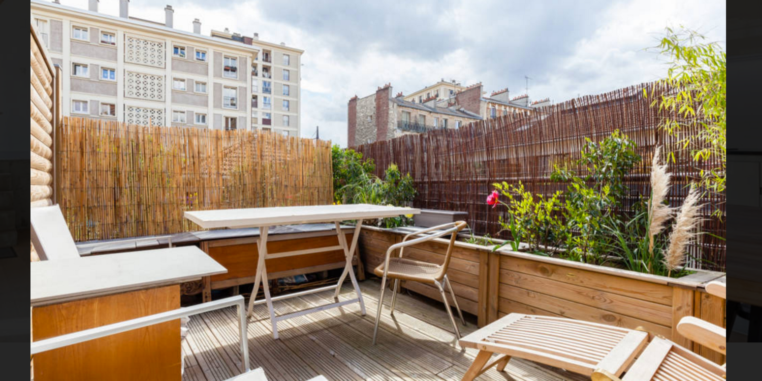 Photo 1 - Loft de 110 m² avec balcon et terrasse charpente apparente  - Terrasse