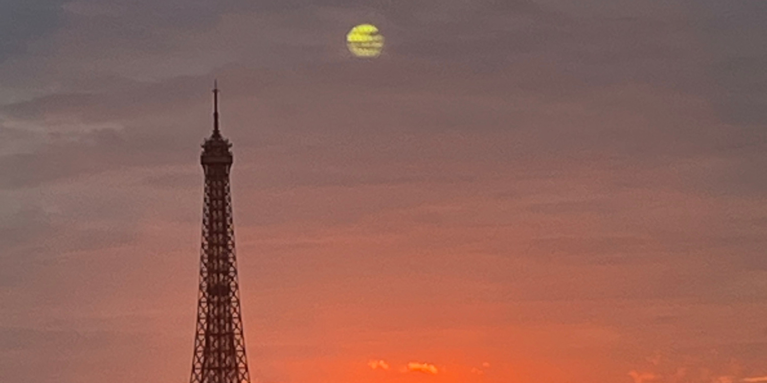 Photo 9 - St Germain des Prés: 50 m² terrace with full sky view of the Eiffel Tower  - Coucher de soleil