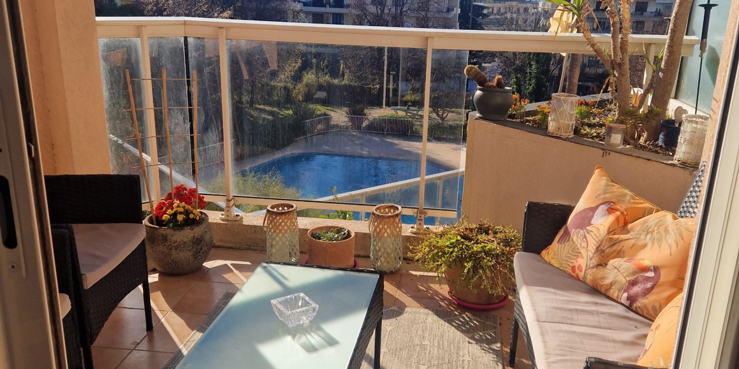 Photo 0 - Terrasse 60 m² avec vue piscine et mer - Jardin extérieur
