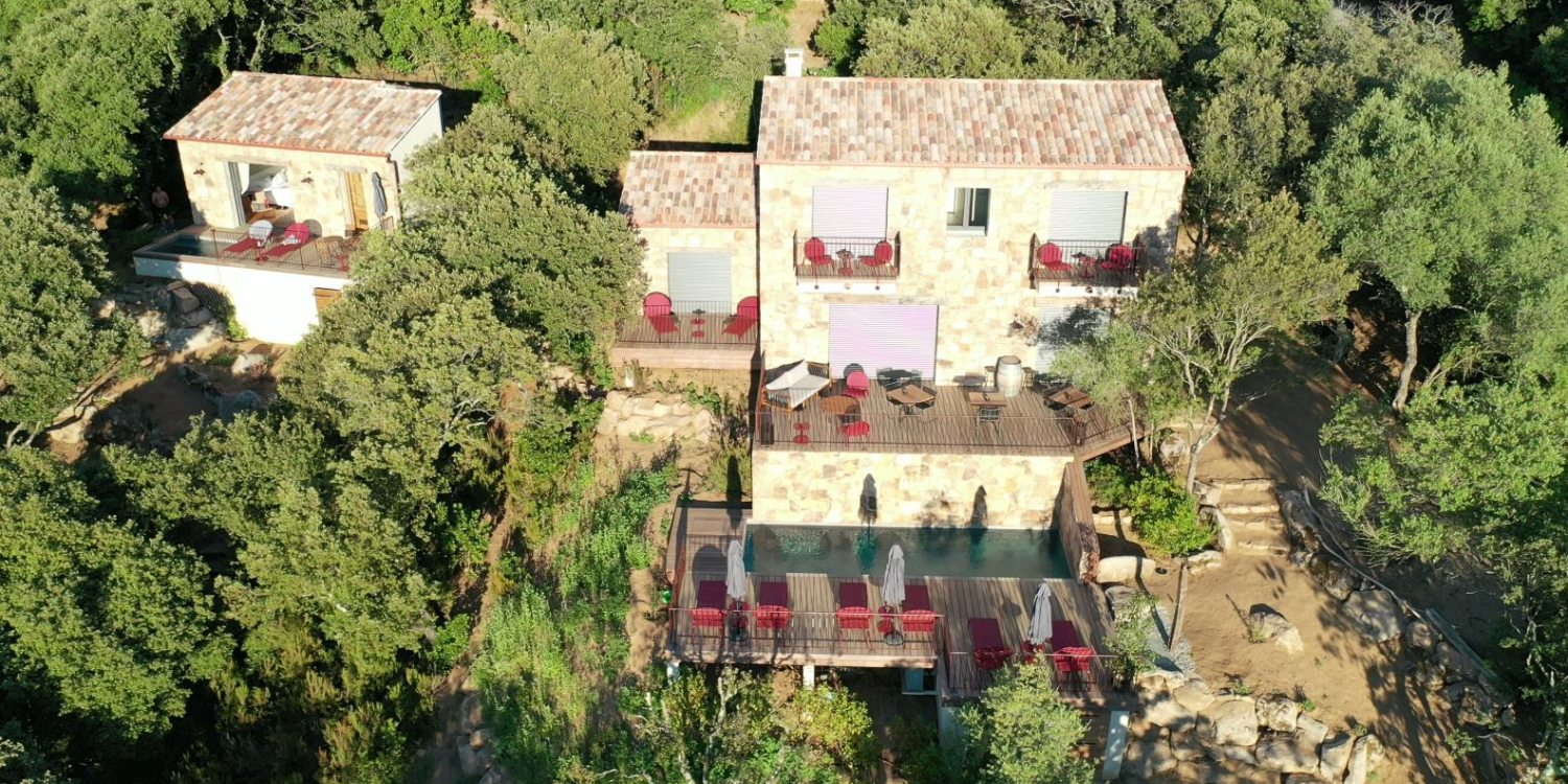 Photo 0 - Villa de charatère en Corse - vue panoramique mer  - Vue générale