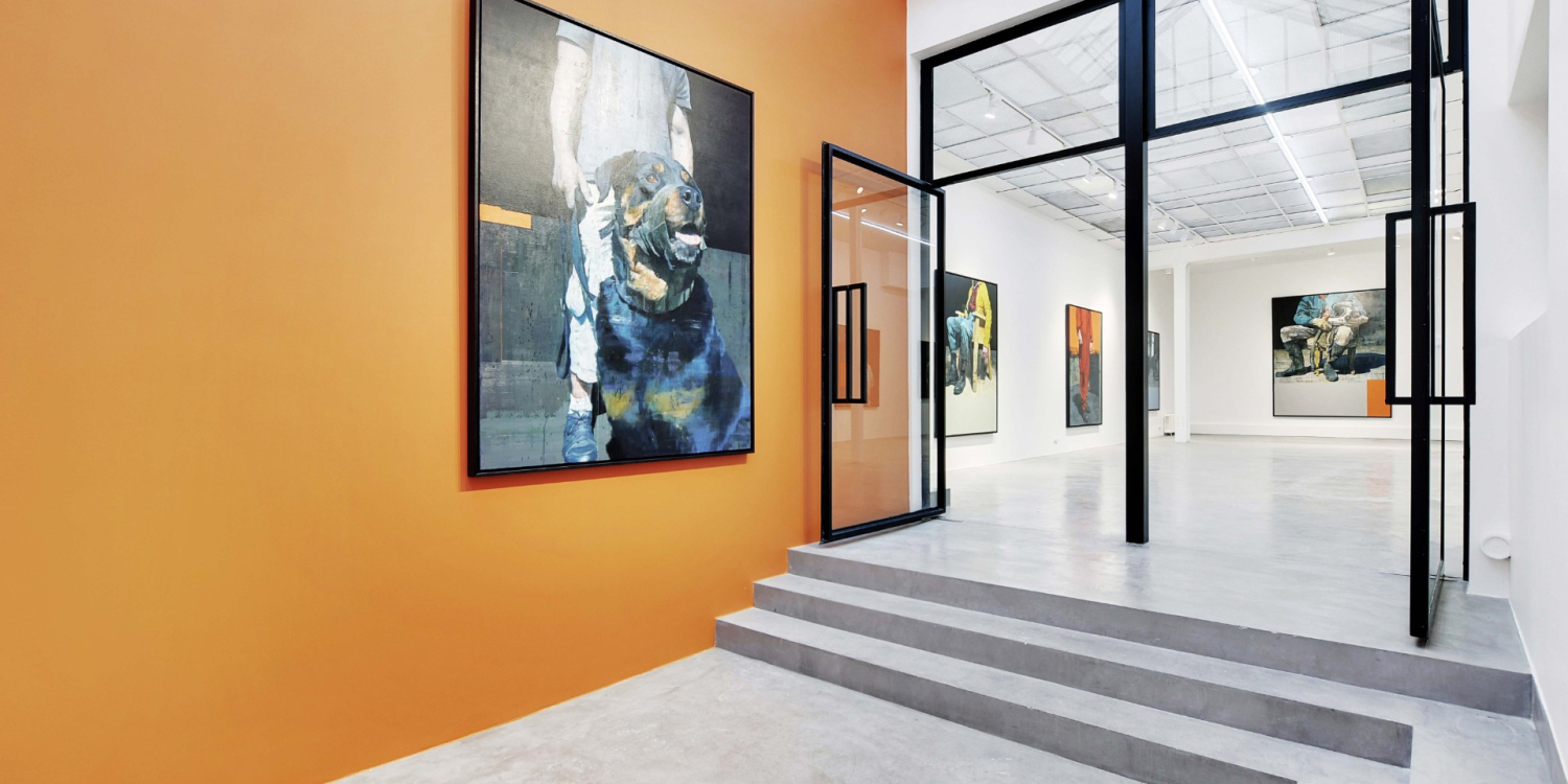 Photo 1 - Galerie d'art contemporain au cœur du Marais - Vue depuis l'entrée principale 