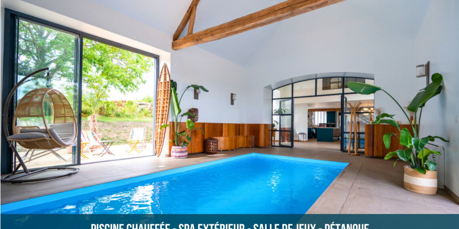 Photo 0 -  Villa 1h15 from Paris with swimming pool, spa, pétanque & games - 