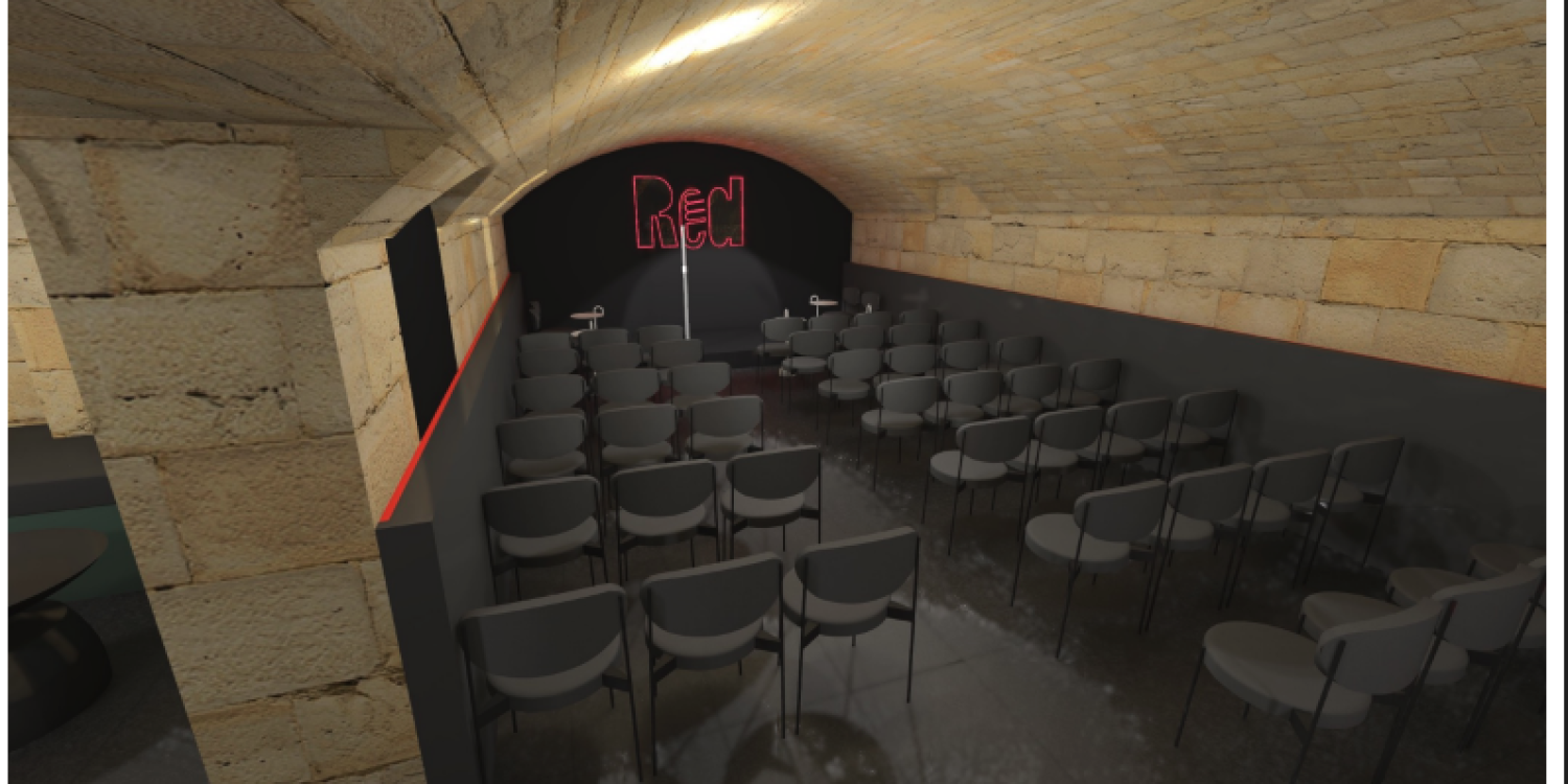 Photo 3 - Comedy Club de qualité dans le centre de Paris - la salle de comedy club au sous sol