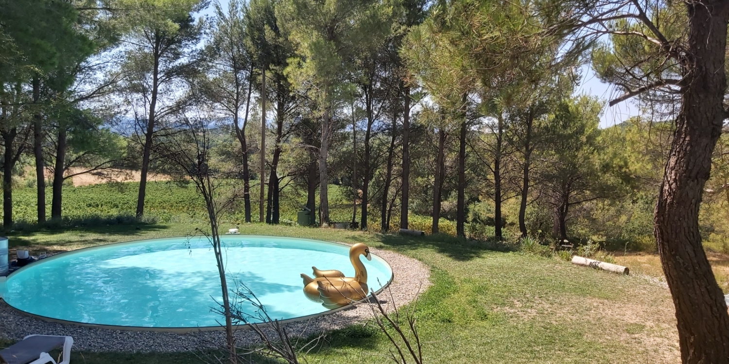 Photo 1 - Grand jardin avec piscine dans la campagne aixoise avec vue sur mer - piscine