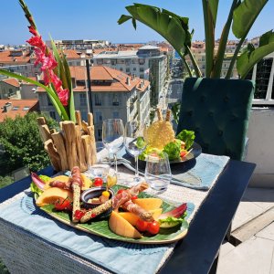 Photo 1 - Salle de Restaurant avec vue panoramique  - terrasse
