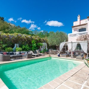 Photo 0 - Cannes -Bas de Villa avec splendide jardin exotique et méditerranéen avec piscine et  vue mer - 