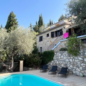 Photo 0 - Belle villa avec piscine 12 couchages  à 15 minutes de Nice  - 