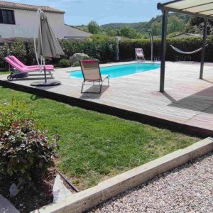 Photo 2 - Location piscine privée avec terrasse et jardin et terrasse à 15 minutes de Nice - 