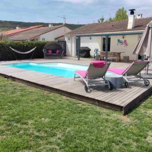 Photo 5 - Location piscine privée avec terrasse et jardin et terrasse à 15 minutes de Nice - 