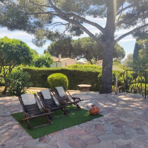 Photo 17 - Charming Provençal farmhouse, splendid sea view, heated infinity pool - La Crespina - Terrasse sud