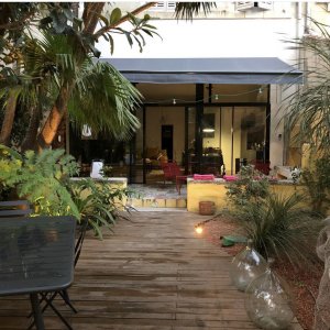 Photo 1 - Duplex avec jardin en plein Marseille - Jardin vue du fond 