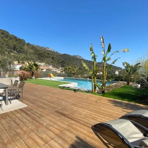 Photo 5 - Villa avec piscine chauffée et vue sur Eze - Terrasse
