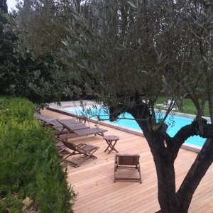 Photo 5 - Estate 30 minutes from Toulouse near the Canal du Midi - Terrasse piscine chauffée privative