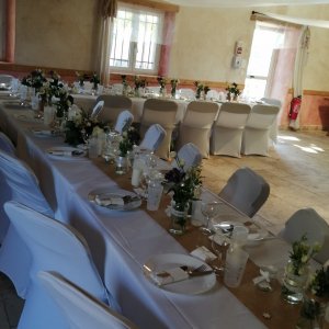 Photo 3 - Party room 90 m2 with terrace near Avignon - Salle des fêtes - disposition en U