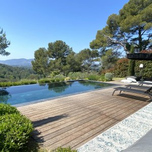 Photo 2 - Villa contemporaine Mougins 7 km de Cannes - Piscine