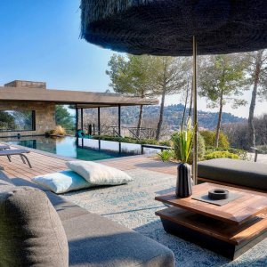 Photo 4 - Villa contemporaine Mougins 7 km de Cannes - Salon extérieur