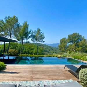 Photo 3 - Villa contemporaine Mougins 7 km de Cannes - Piscine