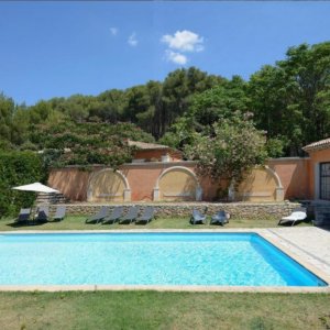 Photo 0 - Domaine privé à 15 minutes d’Aix en Provence  - La piscine et l'espace détente
