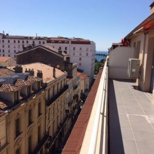 Photo 5 - Penthouse avec une jolie vue ville proche de La Croisette - Le balcon
