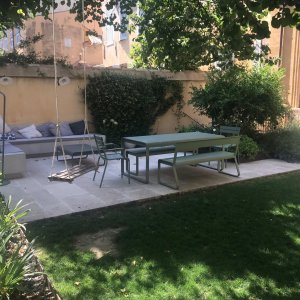 Photo 10 - Appartement avec jardin dans le quartier Mazarin à Aix-en-Provence - Coin repas jardin