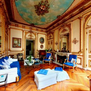 Photo 0 - Historic apartment 18th century - Salon Versailles avec piano 1/4 de queue coté entrée