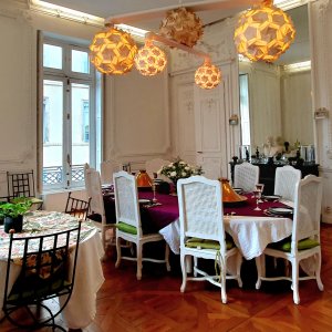 Photo 8 - Appartement historique XVIII ème siècle - Salle à manger coté Saône