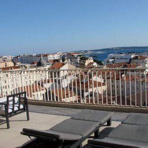 Photo 6 - Grande terrasse sur le toit, vue mer - La terrasse