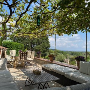Photo 6 - Maison Familiale Provençale - Grande Piscine - Vue Mer - Terrasse avec coin salon et vue mer