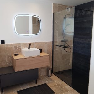 Photo 10 - Superbe villa vue baie de Cannes  - Salle de bain master bedroom