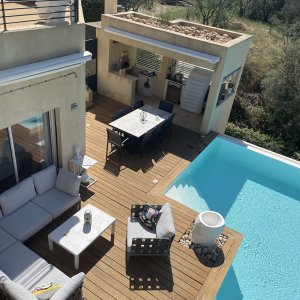 Photo 1 - Mountain view terrace with infinity pool not overlooked - Vue plongeante depuis terrasse supérieure 
